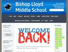 Tablet Screenshot of bishoplloyd.lpsd.ca